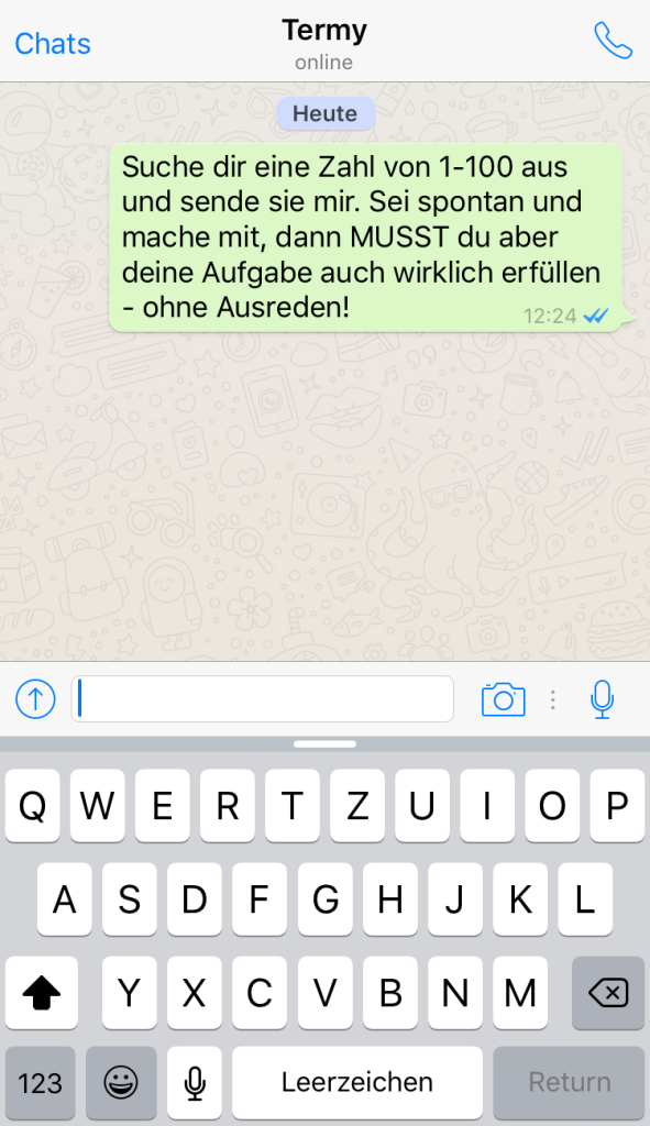 WhatsApp Spiel 1100 Kettenbrief & Lösungen